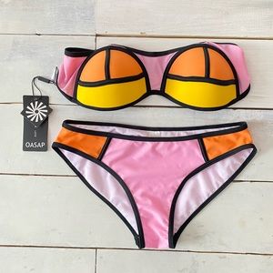 OASAP 2 piece Womens Swimsuit Bikini Size Large
